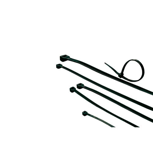 ACT CT1045 kabelbinder Losmaakbare kabelbinder Nylon Zwart 100 stuk(s)