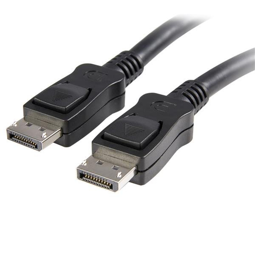 StarTech.com 3m DisplayPort 1.2 kabel met vergrendeling M/M DP 4k kabel zwart