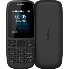 Nokia 105 4,5 cm (1.77") 73,02 g Zwart Basistelefoon