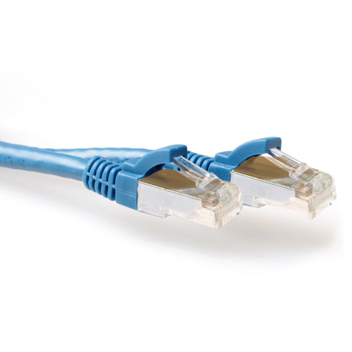 ACT FB6602 netwerkkabel Blauw 2 m Cat6a S/FTP (S-STP)