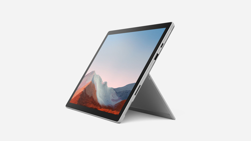 Microsoft Surface Pro 7+ 512 GB 31,2 cm (12.3") Intel® 11de generatie Core™ i7 16 GB Wi-Fi 6 (802.11ax) Windows 10 Pro Platina