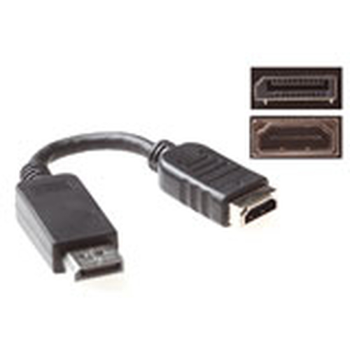 ACT Verloop kabel DisplayPort male – HDMI-A female