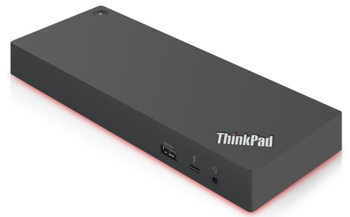 Lenovo 40AN0135EU notebook dock & poortreplicator Bedraad Thunderbolt 3 Zwart, Rood